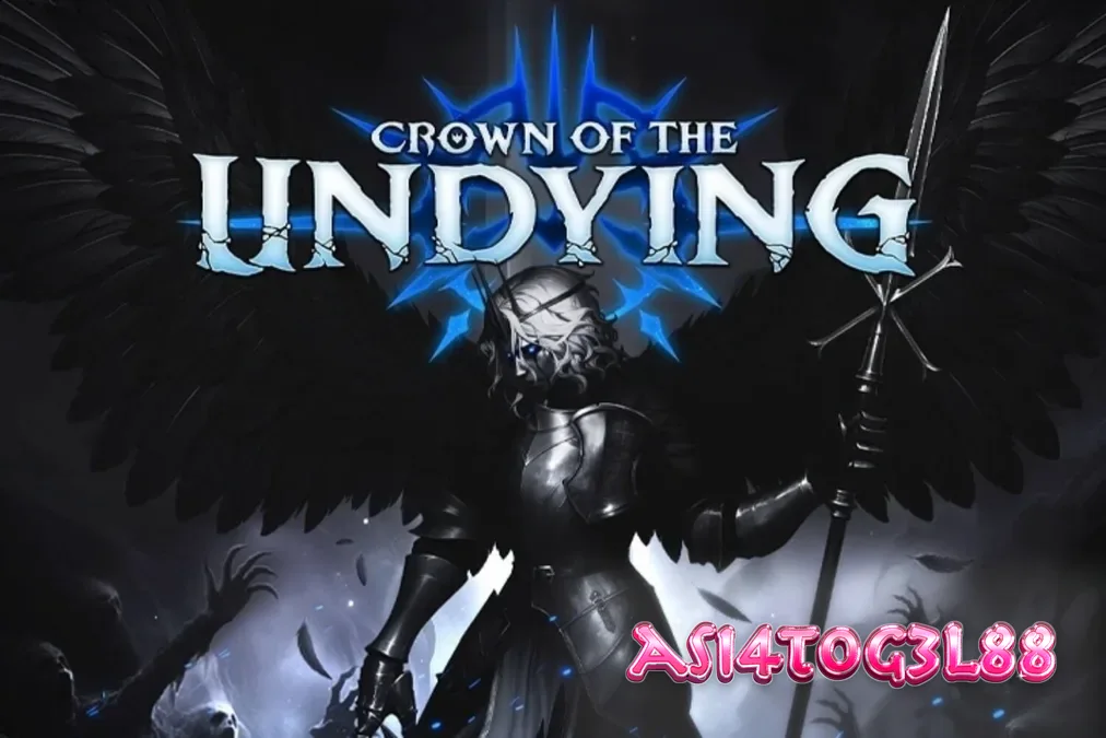 Tampilan visual gelap dan gotik dari slot Crown of the Undying
